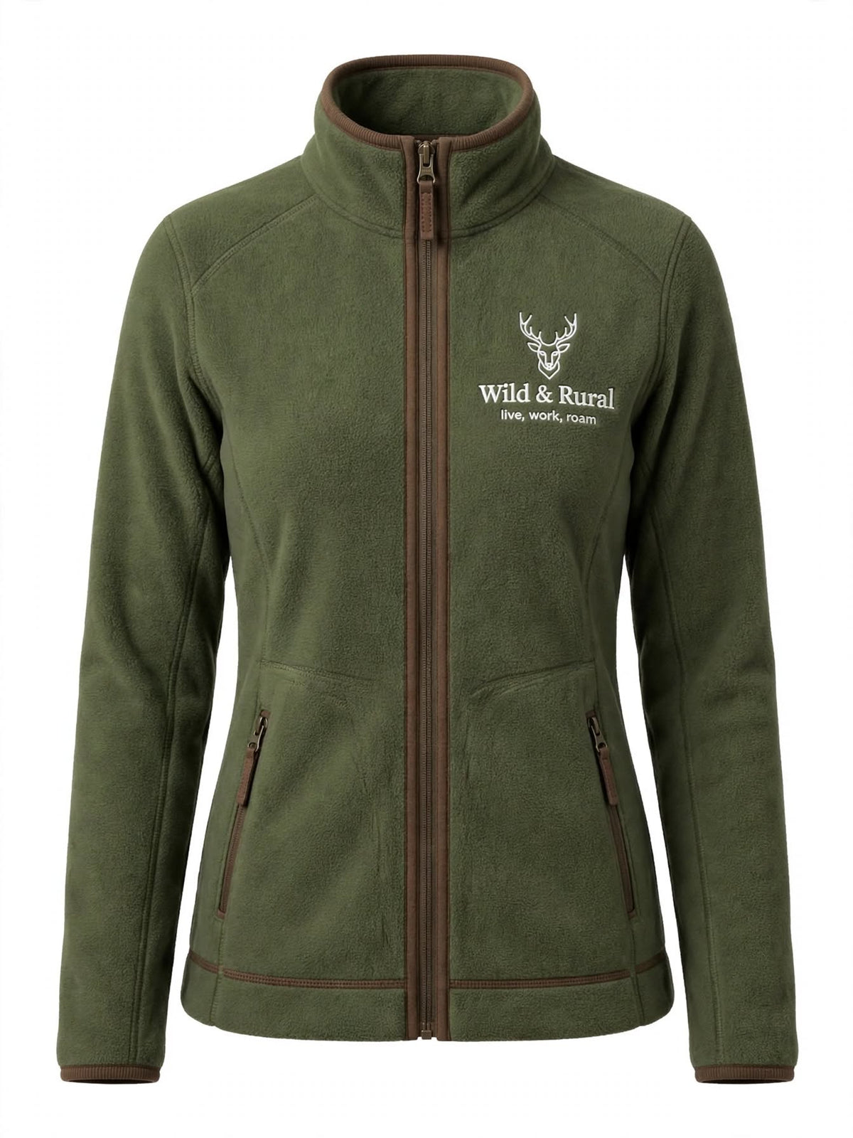 Country Cozy Fleece Jacket with Zip Pockets