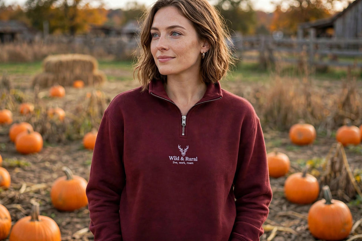 Dartmoor Tors Quarter-Zip Sweatshirt