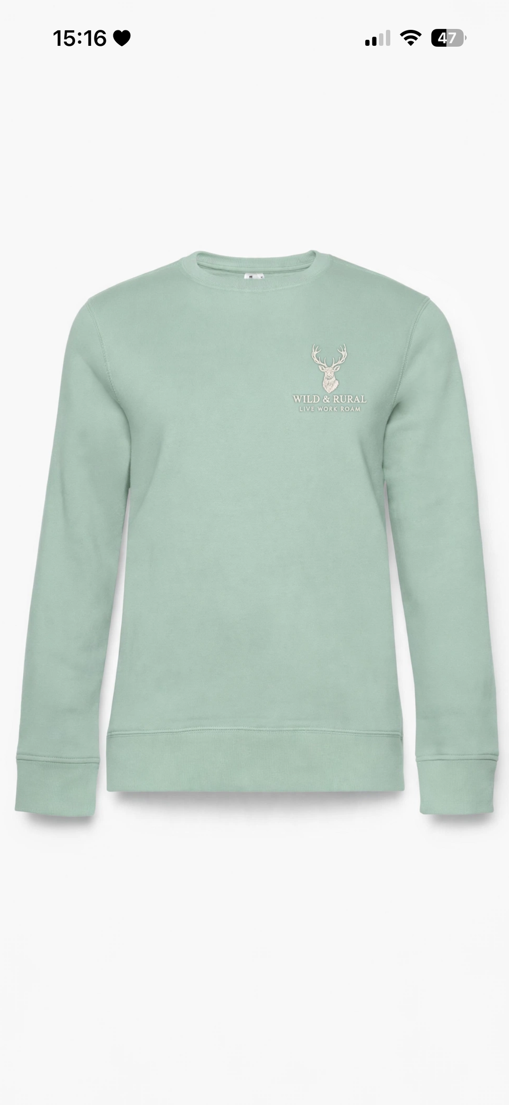 Fernworthy Sage Women's Crew Sweatshirt