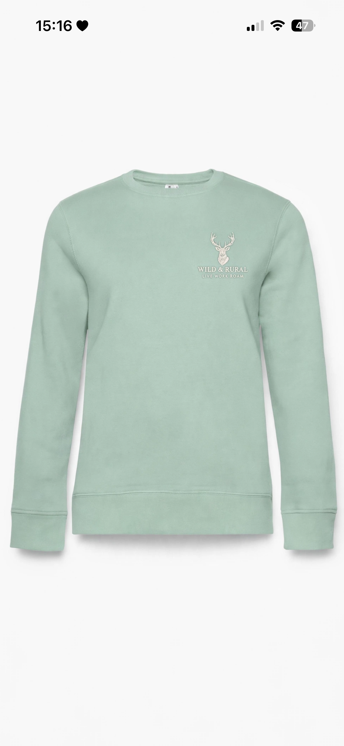 Fernworthy Sage Women's Crew Sweatshirt