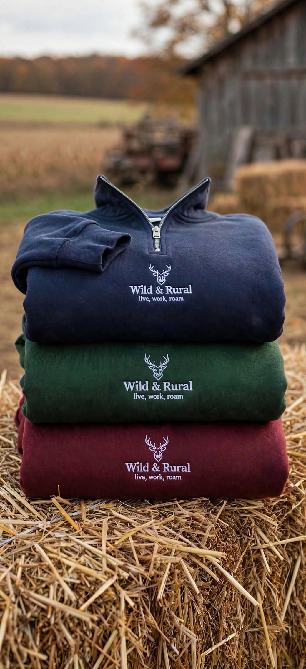 Dartmoor Tors Quarter-Zip Sweatshirt